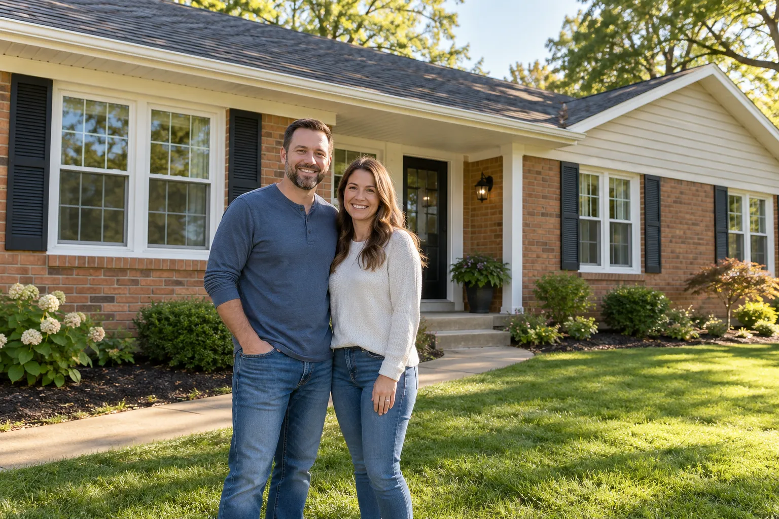 A bright, well-kept home in Houston with new windows and fresh siding